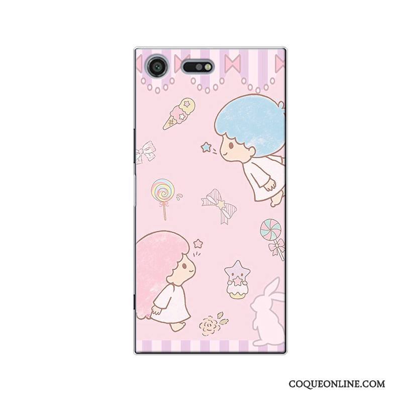 Sony Xperia Xz Premium Silicone Étoile Charmant Tout Compris Coque De Téléphone Bleu Dessin Animé