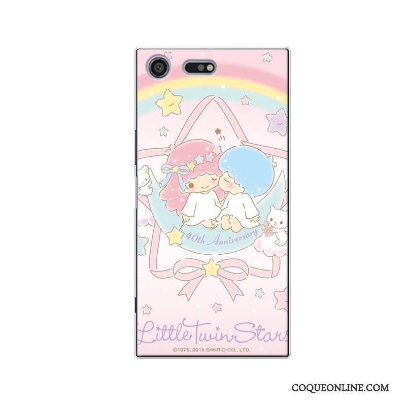 Sony Xperia Xz Premium Silicone Étoile Charmant Tout Compris Coque De Téléphone Bleu Dessin Animé