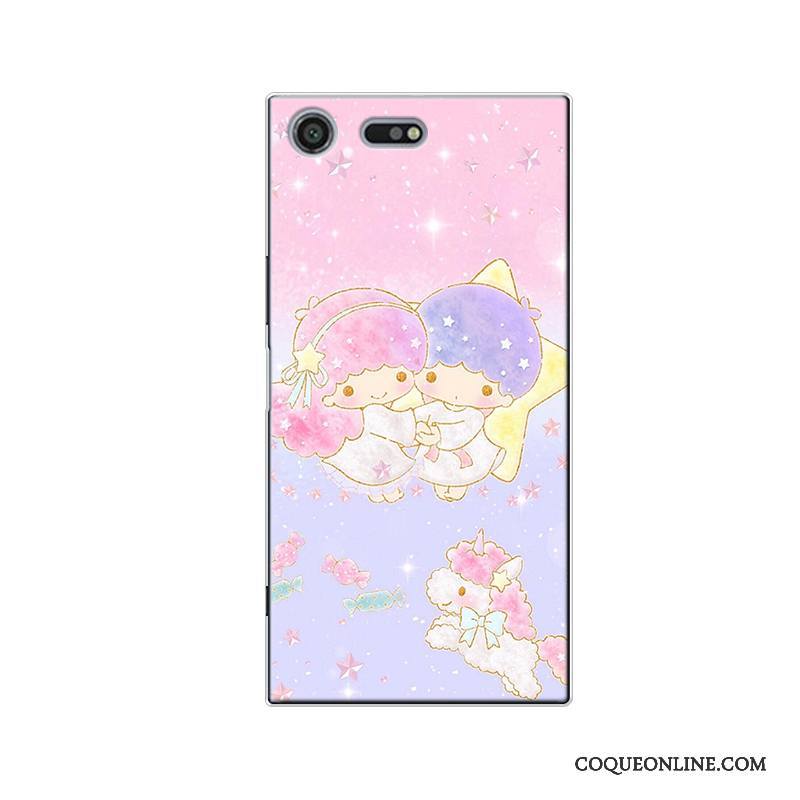 Sony Xperia Xz Premium Silicone Étoile Charmant Tout Compris Coque De Téléphone Bleu Dessin Animé