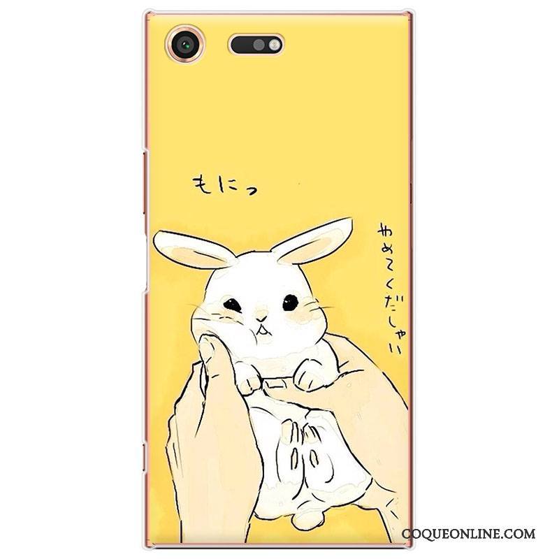 Sony Xperia Xz Premium Étui Charmant Protection Dessin Animé Vert Fleurs Coque De Téléphone