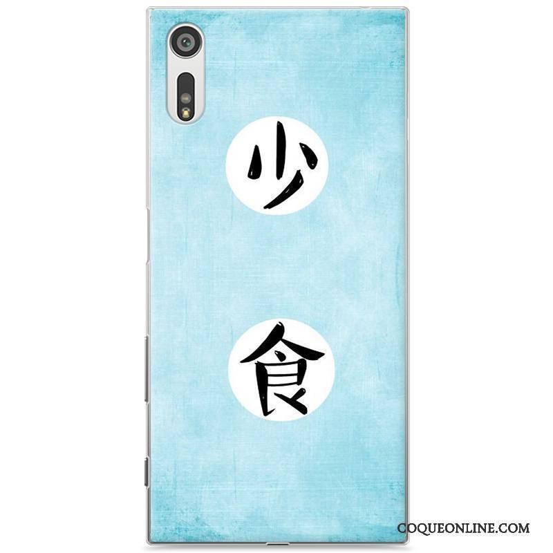 Sony Xperia Xz Protection Amoureux Gris Dessin Animé Coque Difficile Étui