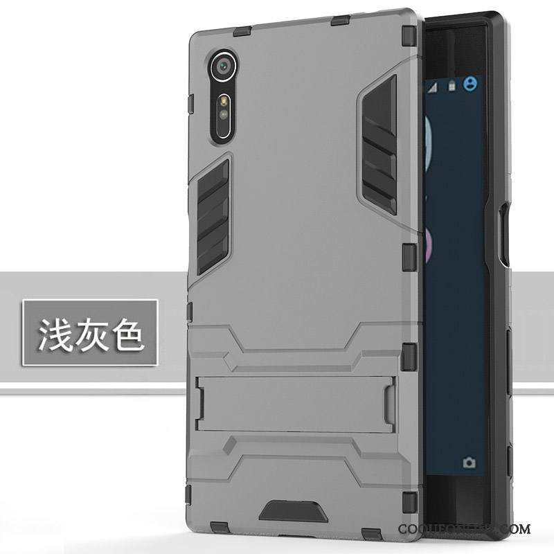 Sony Xperia Xz Étui Incassable Transparent Coque De Téléphone Silicone Fluide Doux Délavé En Daim