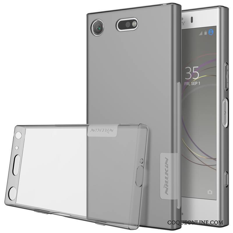 Sony Xperia Xz1 Compact Coque De Téléphone Étui Fluide Doux Tout Compris Transparent Protection