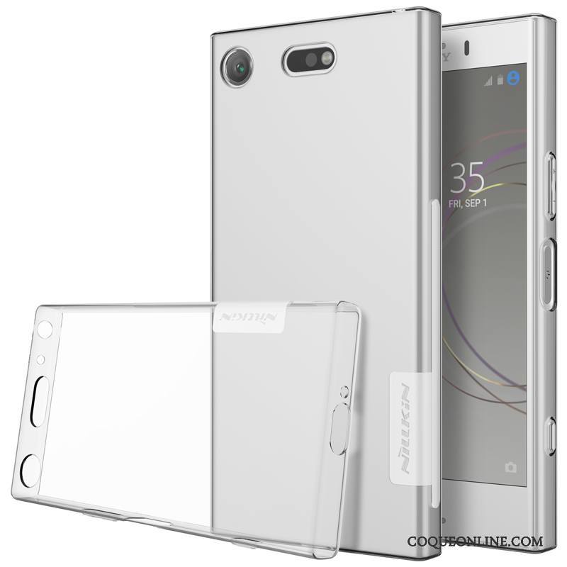 Sony Xperia Xz1 Compact Coque De Téléphone Étui Fluide Doux Tout Compris Transparent Protection