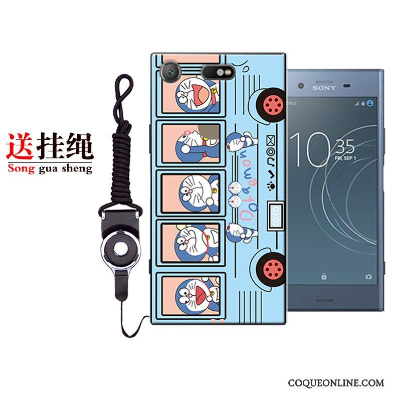 Sony Xperia Xz1 Compact Dessin Animé Rouge Coque De Téléphone Protection Silicone Incassable Tendance