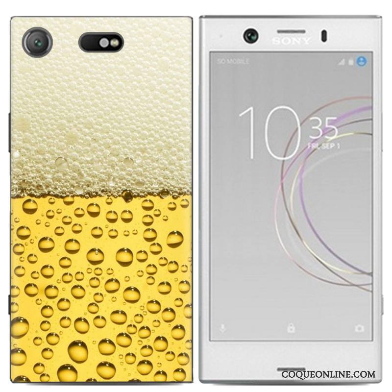 Sony Xperia Xz1 Compact Peinture Tendance Multicolore Coque De Téléphone Incassable Téléphone Portable Dessin Animé