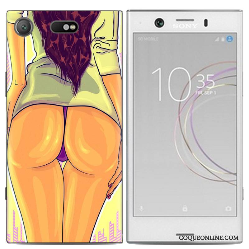 Sony Xperia Xz1 Compact Peinture Tendance Multicolore Coque De Téléphone Incassable Téléphone Portable Dessin Animé