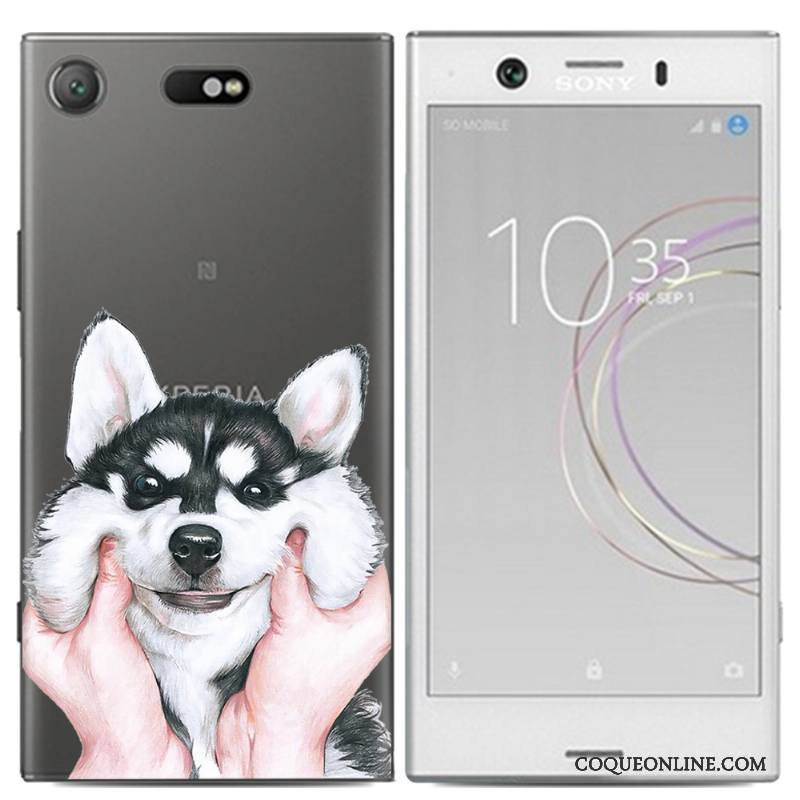 Sony Xperia Xz1 Compact Peinture Tendance Multicolore Coque De Téléphone Incassable Téléphone Portable Dessin Animé