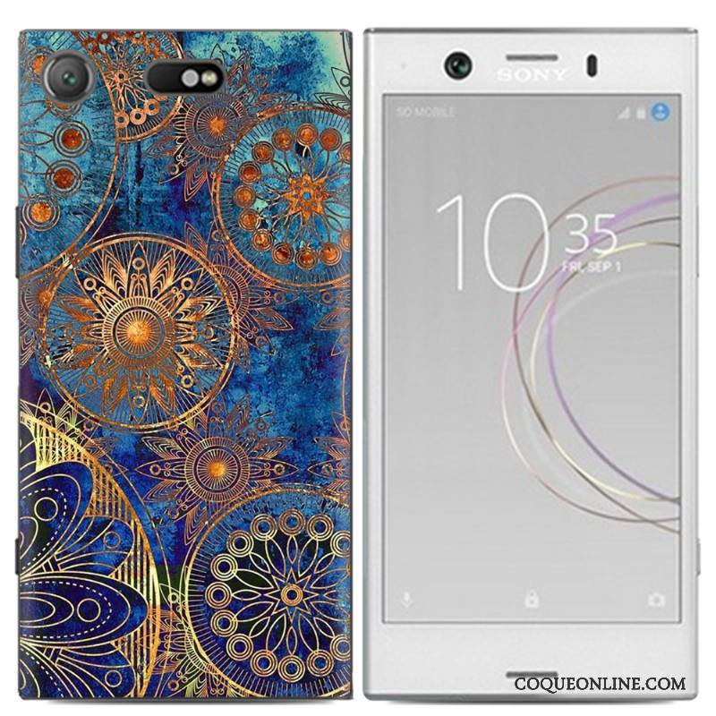 Sony Xperia Xz1 Compact Peinture Tendance Multicolore Coque De Téléphone Incassable Téléphone Portable Dessin Animé