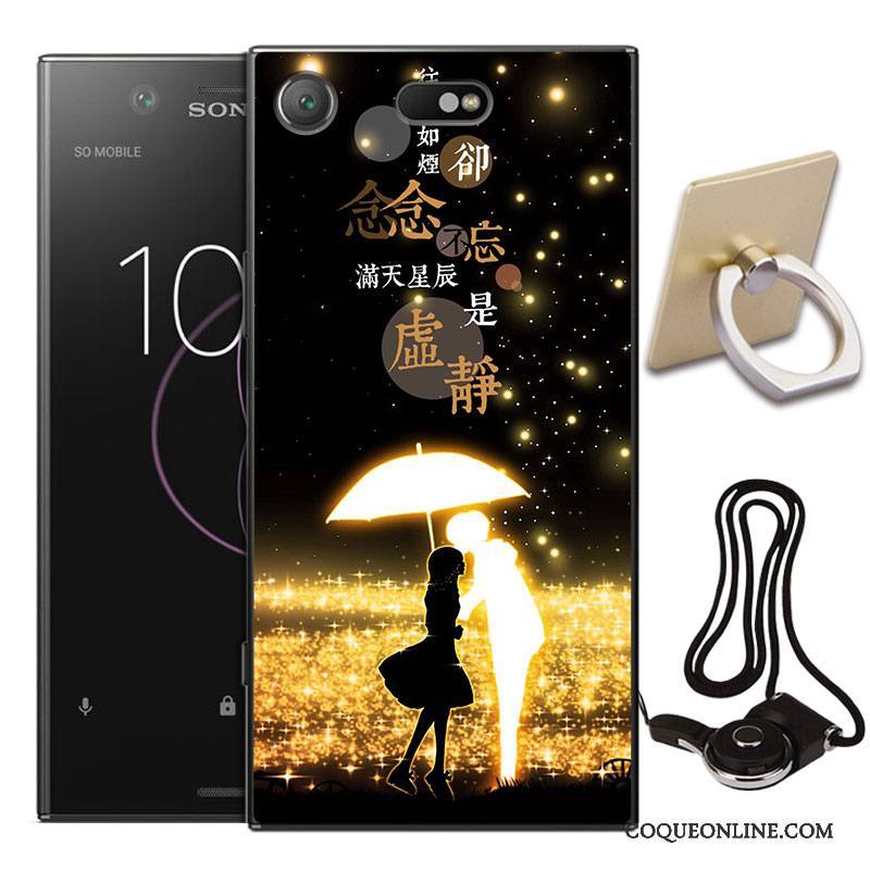 Sony Xperia Xz1 Compact Tout Compris Coque De Téléphone Étui Incassable Fluide Doux Protection Peinture