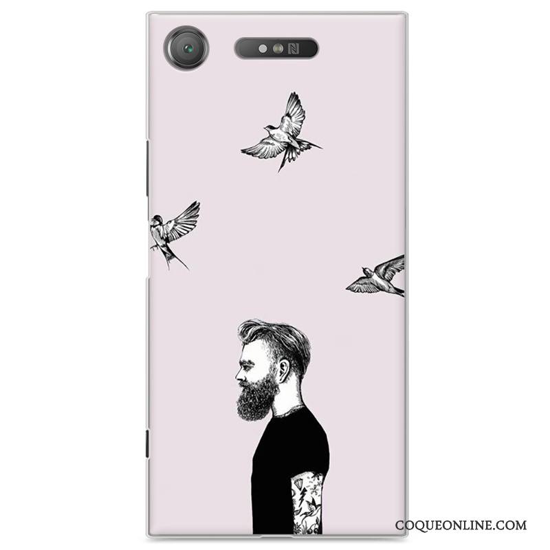 Sony Xperia Xz1 Coque Amoureux De Téléphone Personnalité Difficile Rose Protection