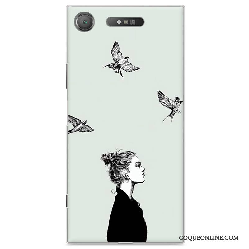 Sony Xperia Xz1 Coque Amoureux De Téléphone Personnalité Difficile Rose Protection