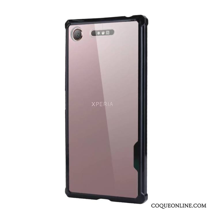 Sony Xperia Xz1 Étui Coque De Téléphone Silicone Téléphone Portable Tout Compris Transparent Simple