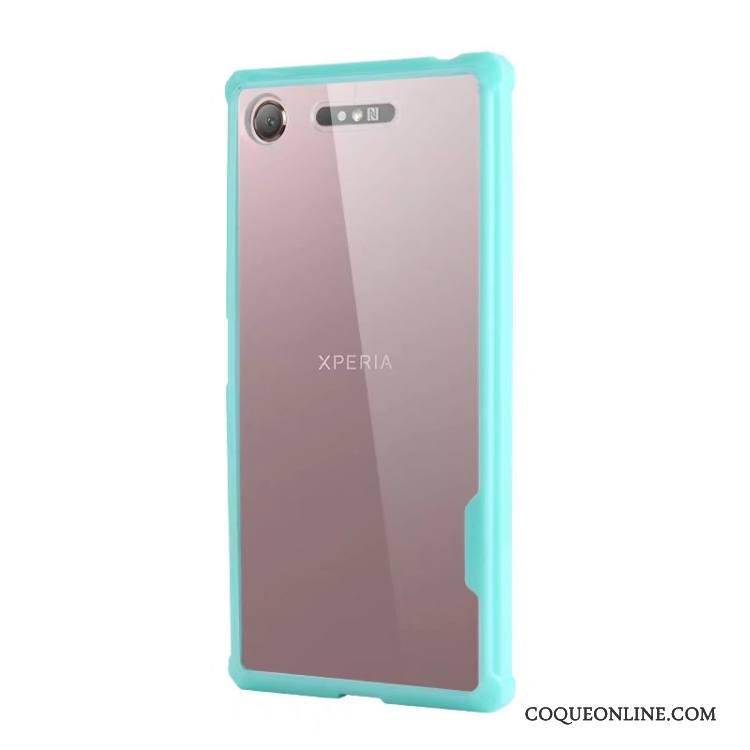 Sony Xperia Xz1 Étui Coque De Téléphone Silicone Téléphone Portable Tout Compris Transparent Simple