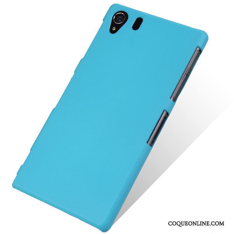 Sony Xperia Z1 Coque De Téléphone Couvercle Arrière Étui Protection Téléphone Portable Bleu