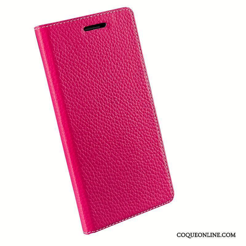 Sony Xperia Z1 Cuir Véritable Étui Protection Étui En Cuir Simple Téléphone Portable Coque De Téléphone