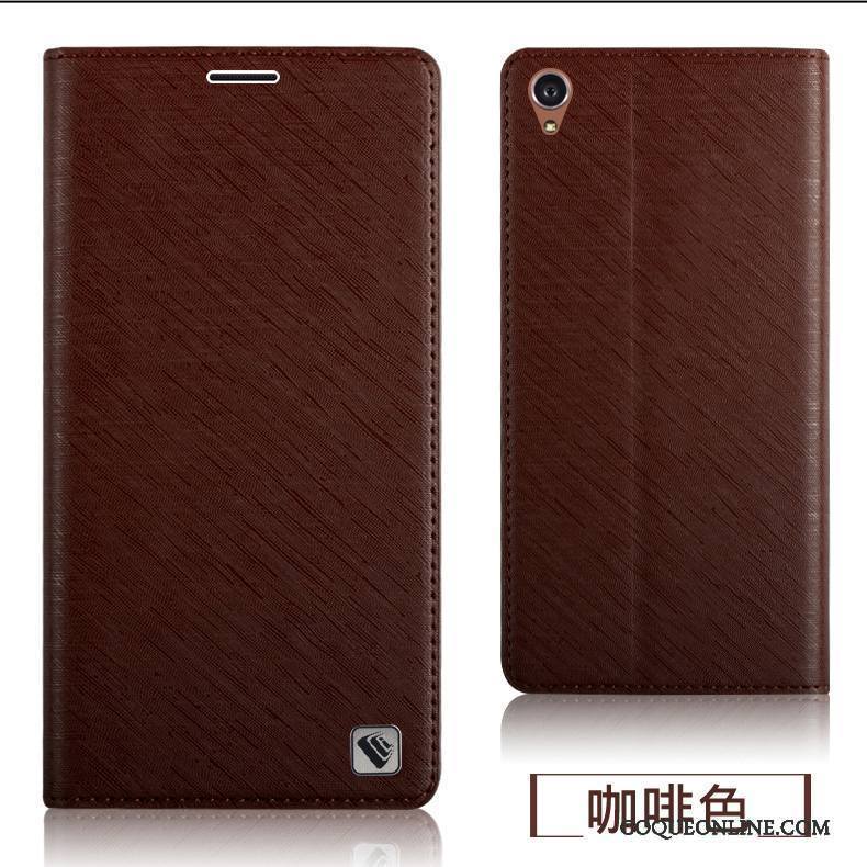 Sony Xperia Z3 Coque Couvercle Arrière Silicone Protection Marron Tout Compris Fluide Doux Téléphone Portable