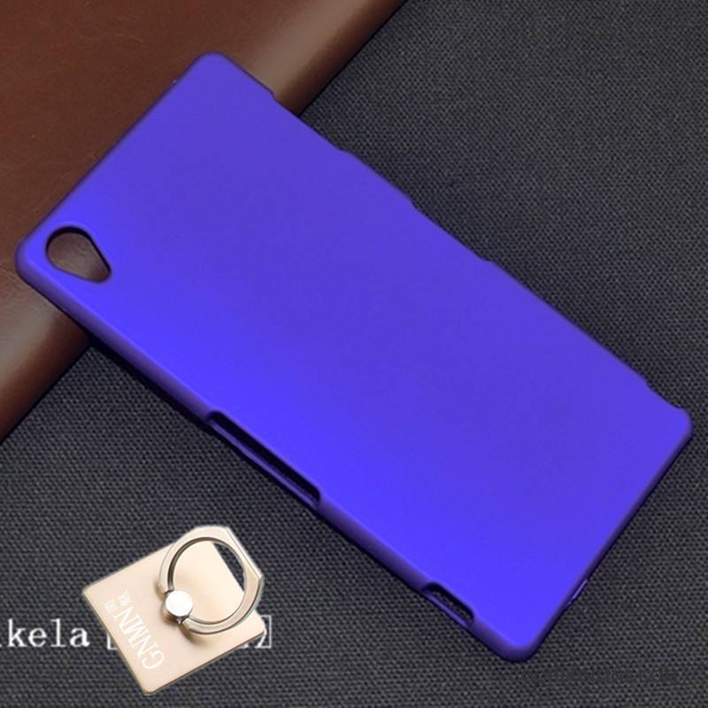 Sony Xperia Z3+ Coque De Téléphone Étui Difficile Délavé En Daim Protection Noir