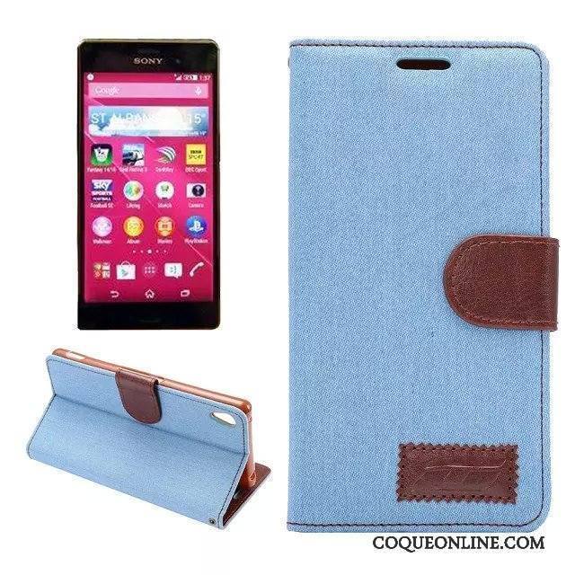 Sony Xperia Z3+ Tissu Modèle Fleurie Silicone Téléphone Portable Fluide Doux Étui En Cuir Coque De Téléphone