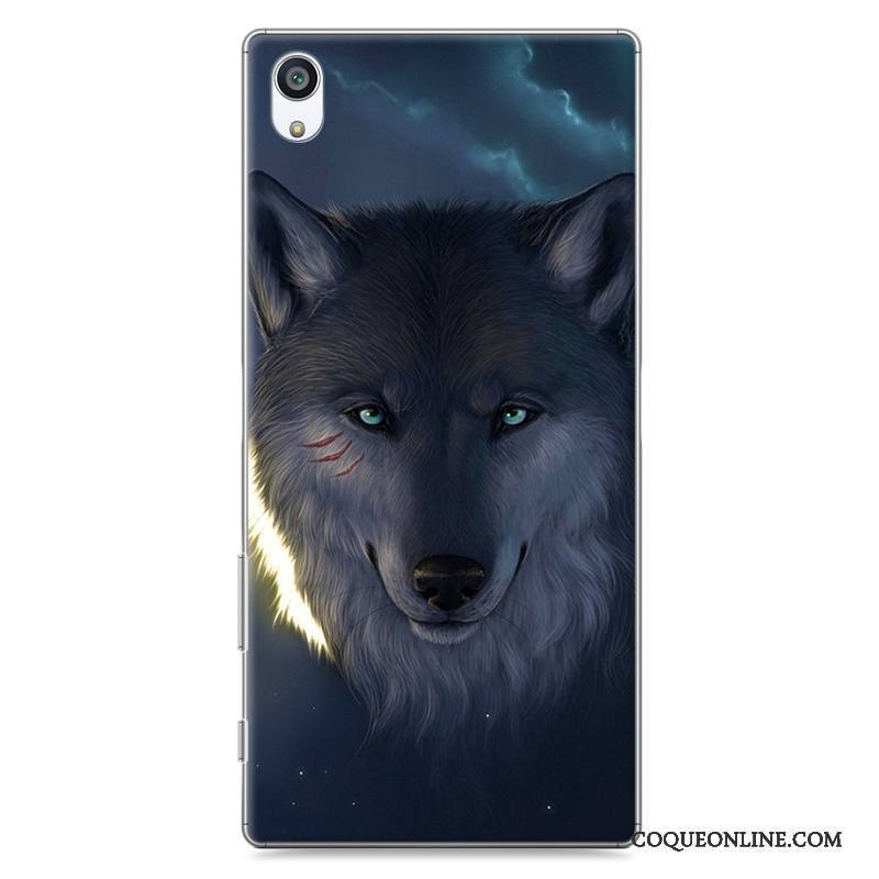 Sony Xperia Z5 Bleu Coque Étui Protection De Téléphone Dessin Animé Difficile