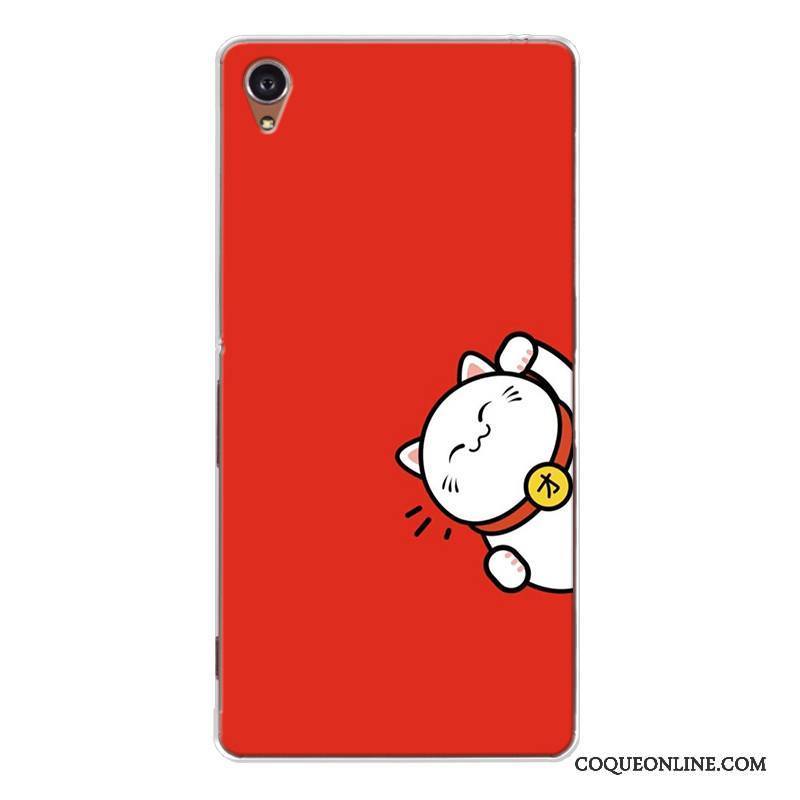 Sony Xperia Z5 Chiens De Fête Coque De Téléphone Tout Compris Silicone Rouge Richesse