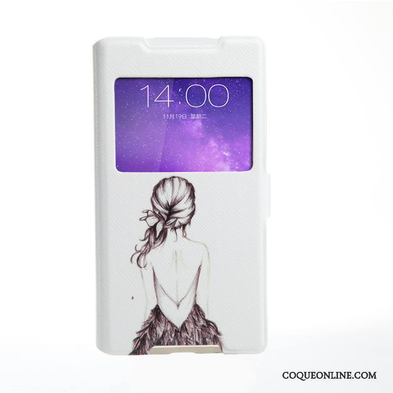 Sony Xperia Z5 Compact Peinture Coque De Téléphone Mini Fluide Doux Protection Ouvrir La Fenêtre Housse