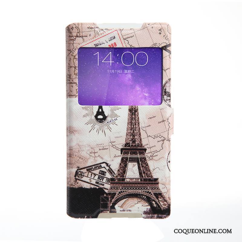 Sony Xperia Z5 Compact Peinture Coque De Téléphone Mini Fluide Doux Protection Ouvrir La Fenêtre Housse