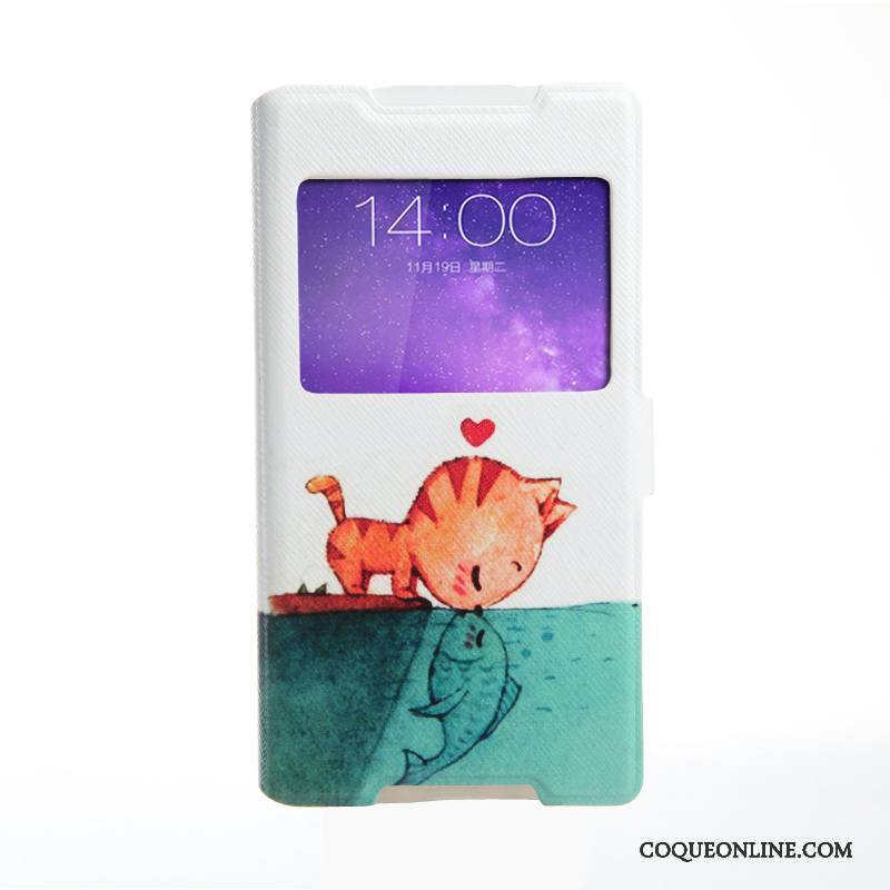 Sony Xperia Z5 Compact Peinture Coque De Téléphone Mini Fluide Doux Protection Ouvrir La Fenêtre Housse