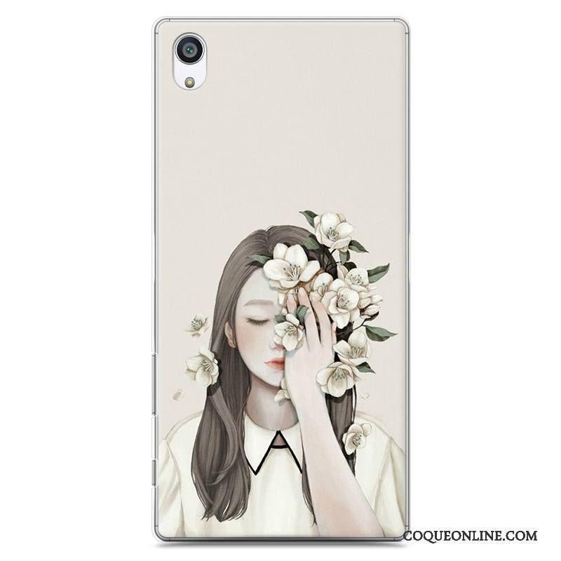 Sony Xperia Z5 Coque De Téléphone Peinture Difficile Rouge Protection Étui Art