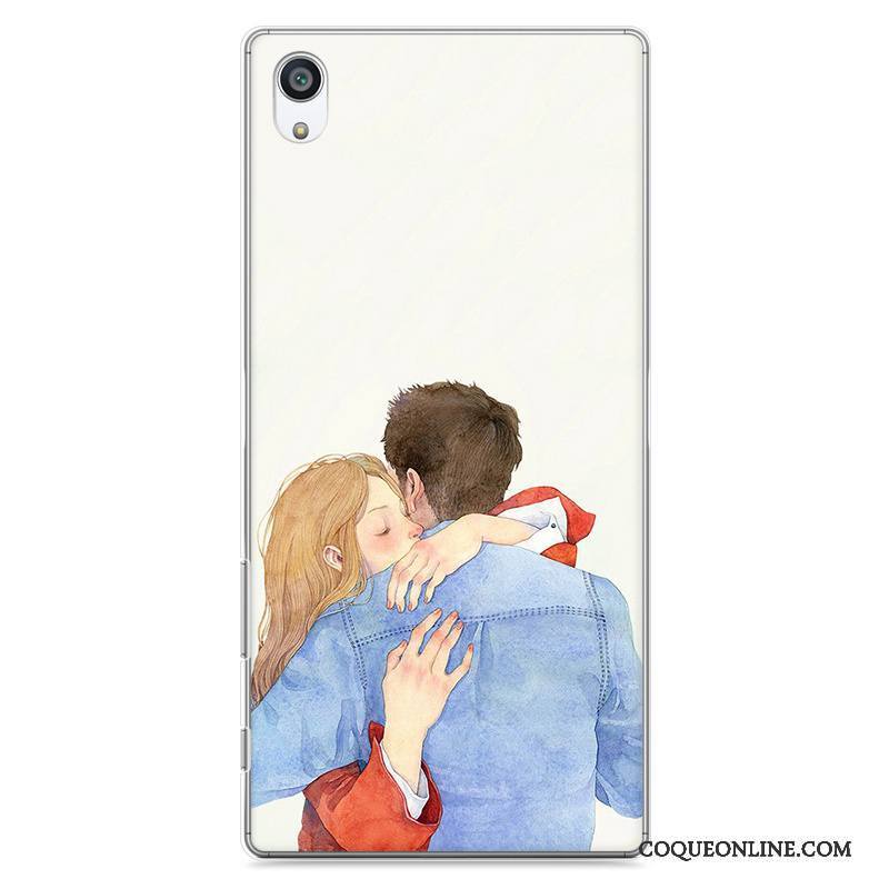 Sony Xperia Z5 Coque De Téléphone Peinture Difficile Rouge Protection Étui Art