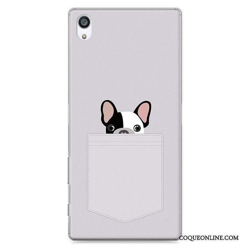 Sony Xperia Z5 Coque Étui Gris Dessin Animé Difficile De Téléphone Protection