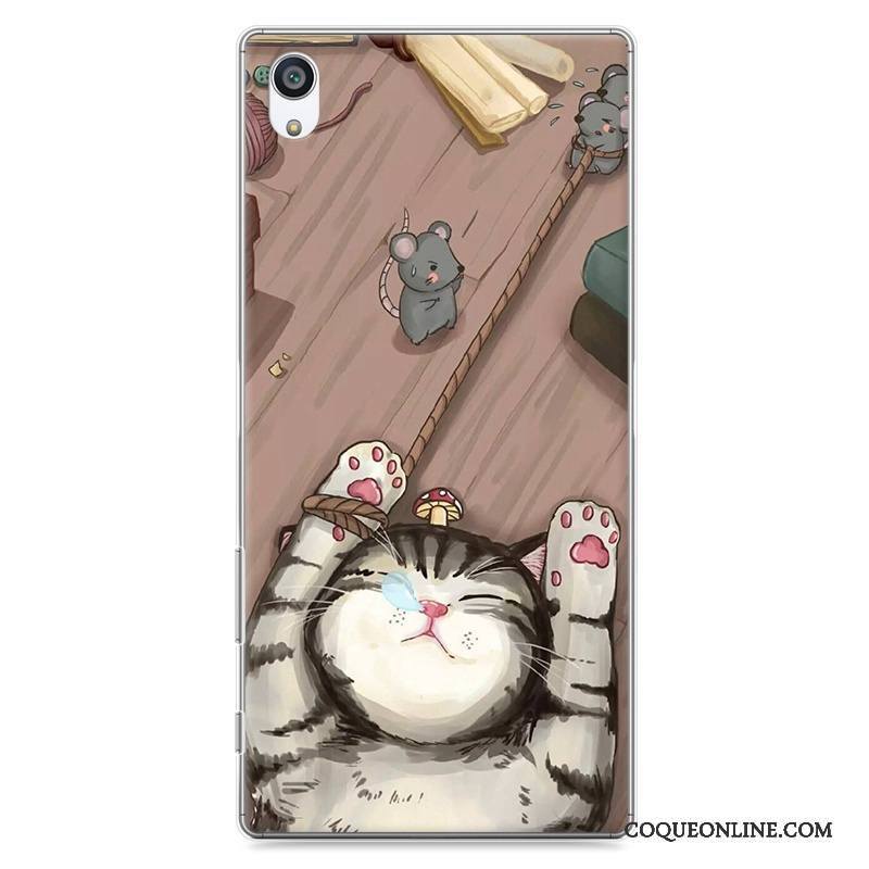 Sony Xperia Z5 Coque Étui Gris Dessin Animé Difficile De Téléphone Protection