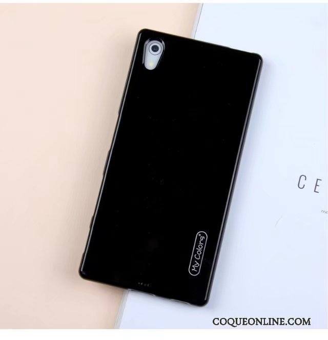 Sony Xperia Z5 Incassable Coque Silicone Fluide Doux De Téléphone Jaune Étui