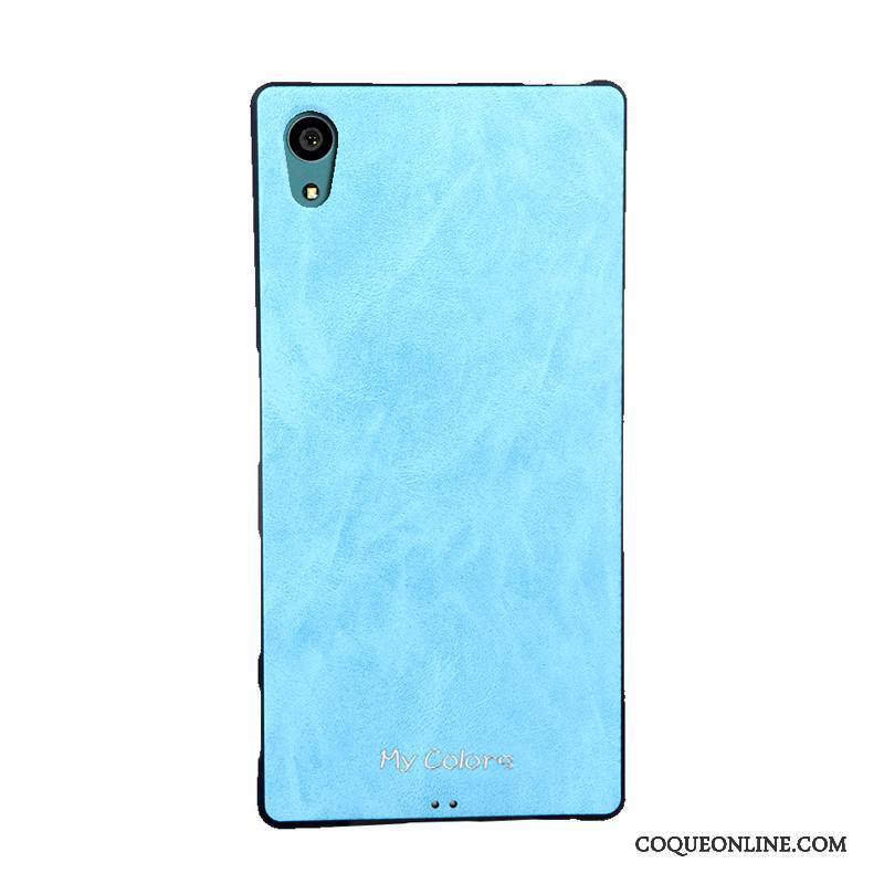 Sony Xperia Z5 Or Rose Protection Coque De Téléphone Fluide Doux Étui Business Similicuir