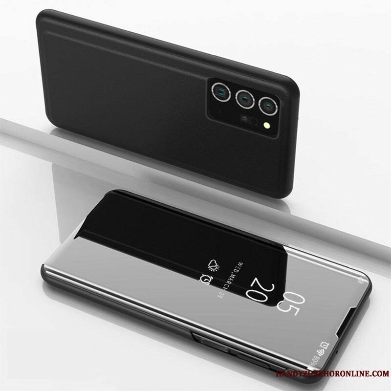 View Cover Samsung Galaxy Note 20 Miroir et Simili Cuir