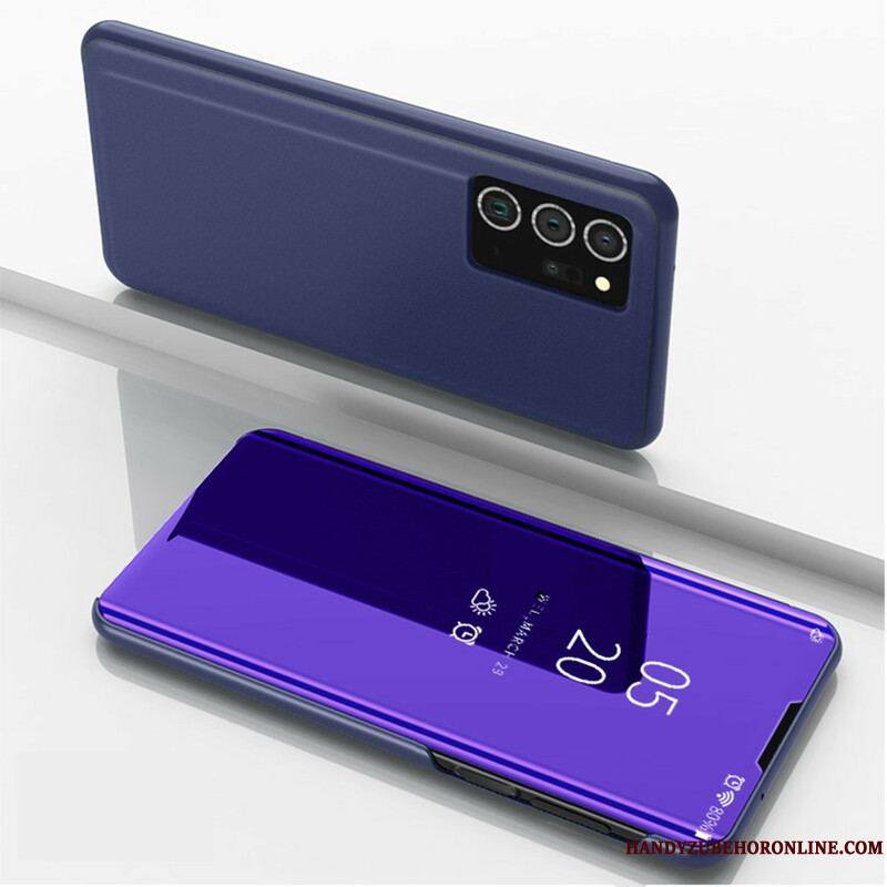 View Cover Samsung Galaxy Note 20 Miroir et Simili Cuir