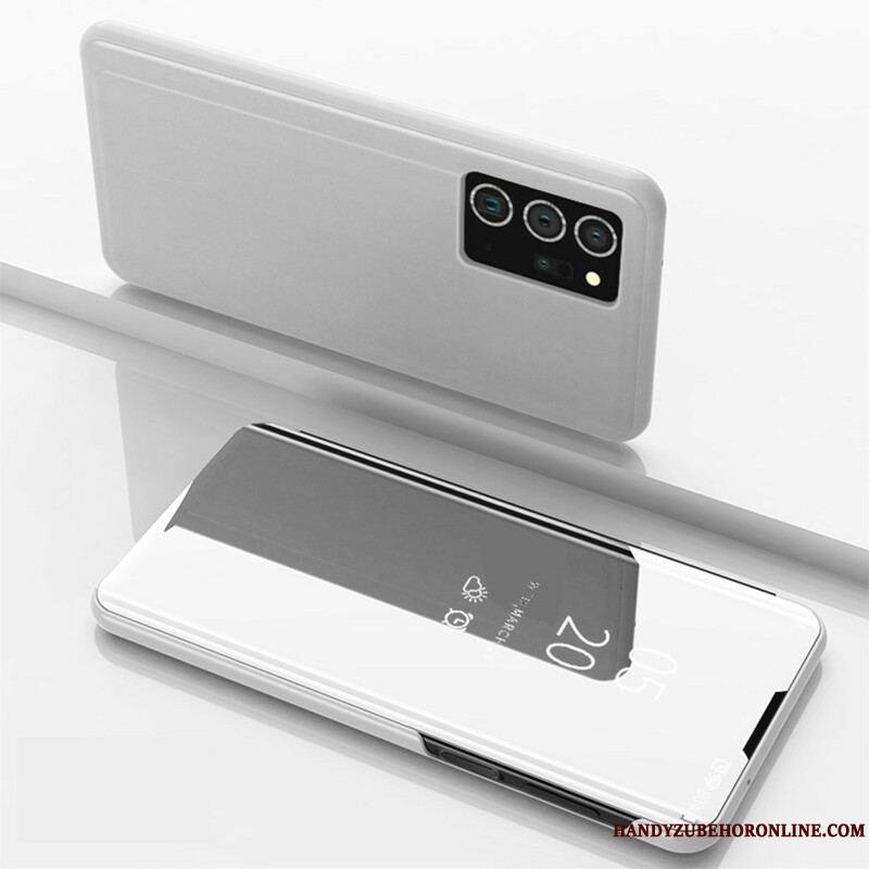 View Cover Samsung Galaxy Note 20 Miroir et Simili Cuir