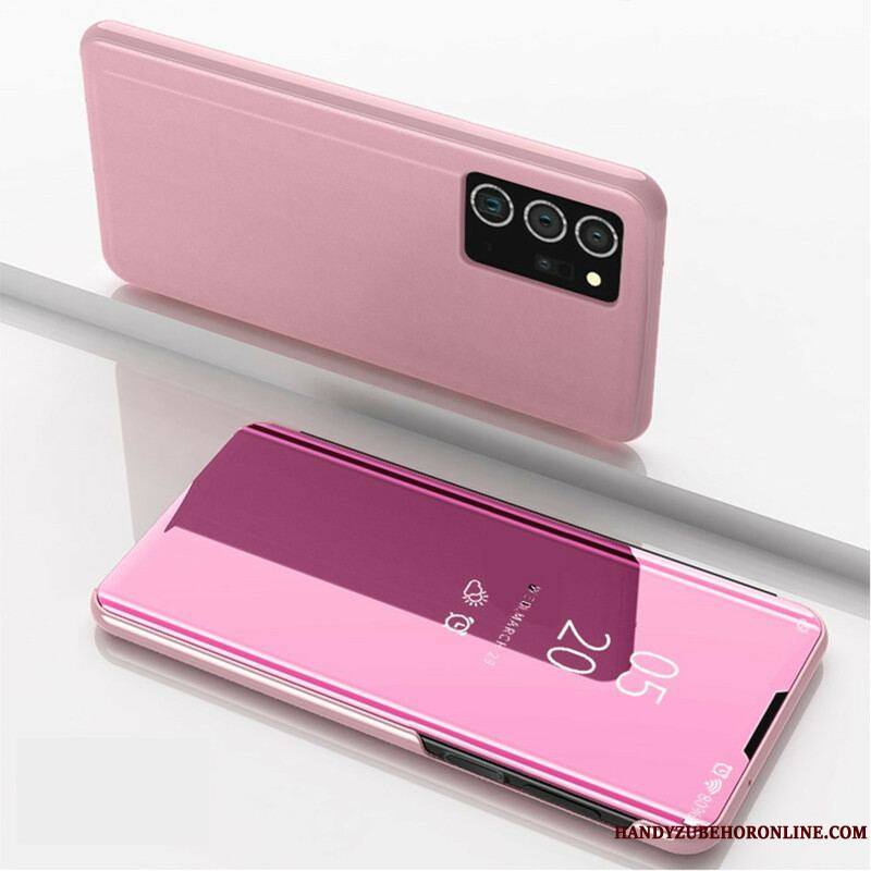 View Cover Samsung Galaxy Note 20 Miroir et Simili Cuir