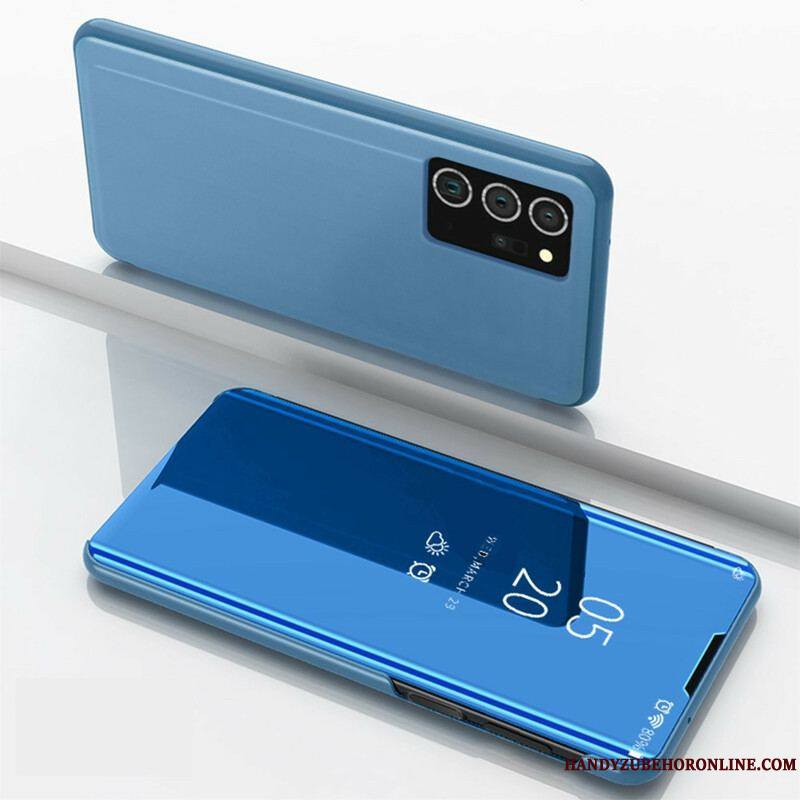 View Cover Samsung Galaxy Note 20 Ultra Miroir et Simili Cuir