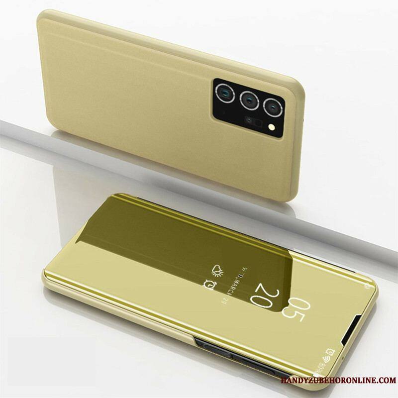 View Cover Samsung Galaxy Note 20 Ultra Miroir et Simili Cuir