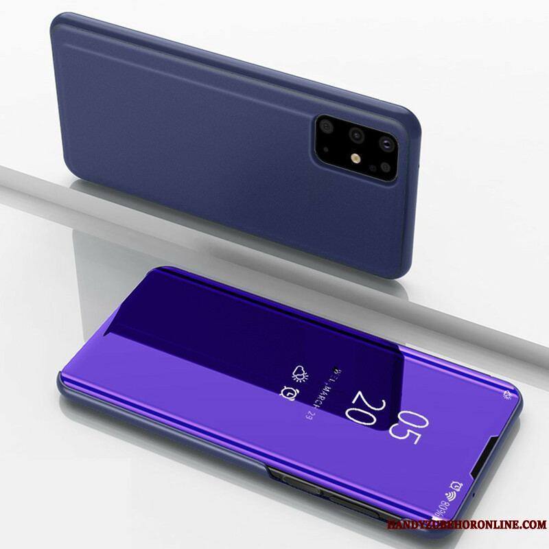 View Cover Samsung Galaxy S20 Plus / S20 Plus 5G Miroir et Simili Cuir