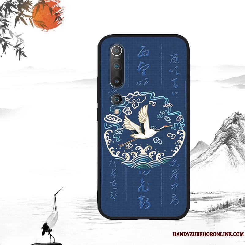 Xiaomi Mi 10 Coque Créatif Amoureux Petit Incassable De Téléphone Fluide Doux