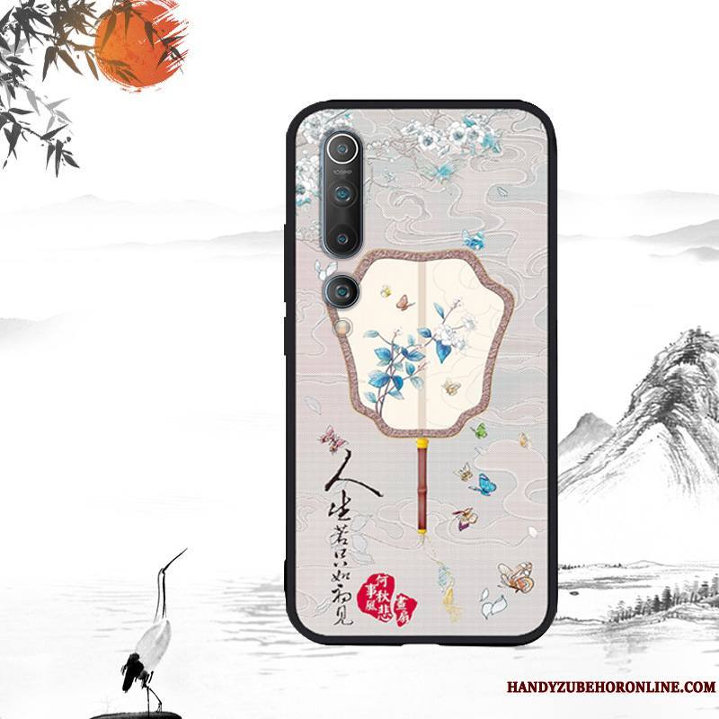 Xiaomi Mi 10 Coque Créatif Amoureux Petit Incassable De Téléphone Fluide Doux