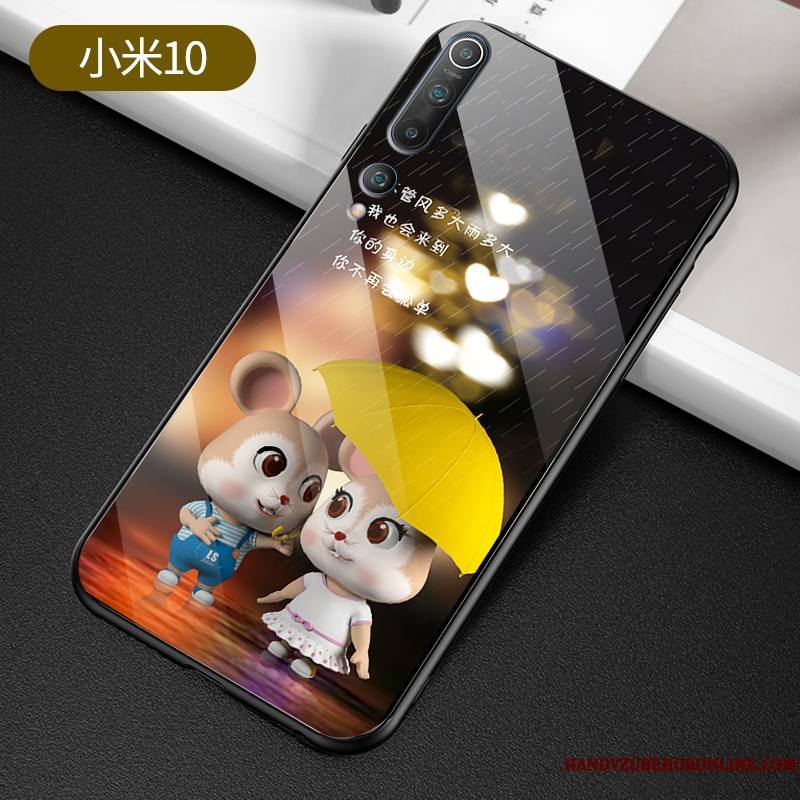 Xiaomi Mi 10 Coque Créatif Incassable Étui Charmant Dessin Animé Fluide Doux Personnalité