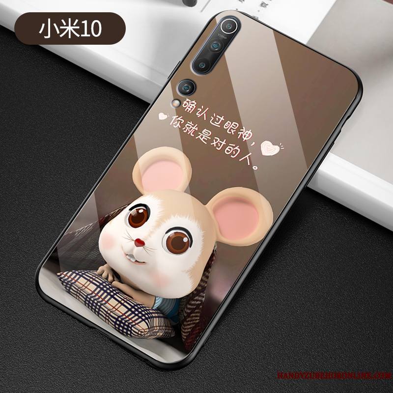 Xiaomi Mi 10 Coque Créatif Incassable Étui Charmant Dessin Animé Fluide Doux Personnalité