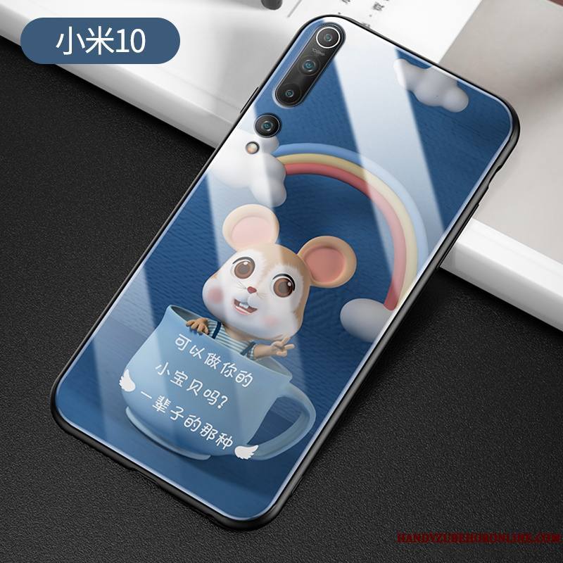 Xiaomi Mi 10 Coque Créatif Incassable Étui Charmant Dessin Animé Fluide Doux Personnalité