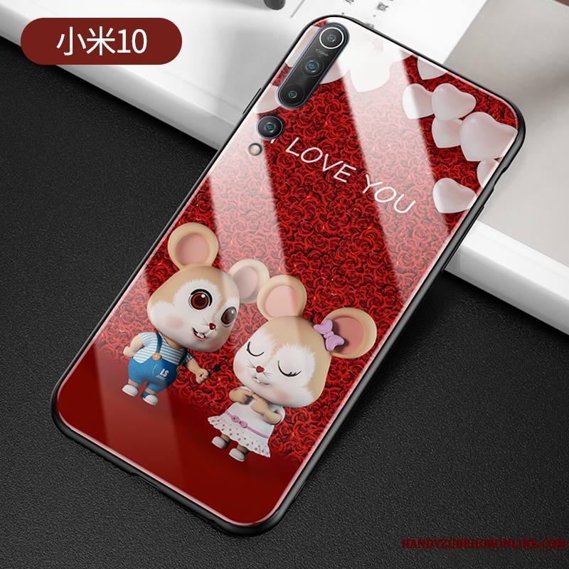 Xiaomi Mi 10 Coque Créatif Incassable Étui Charmant Dessin Animé Fluide Doux Personnalité