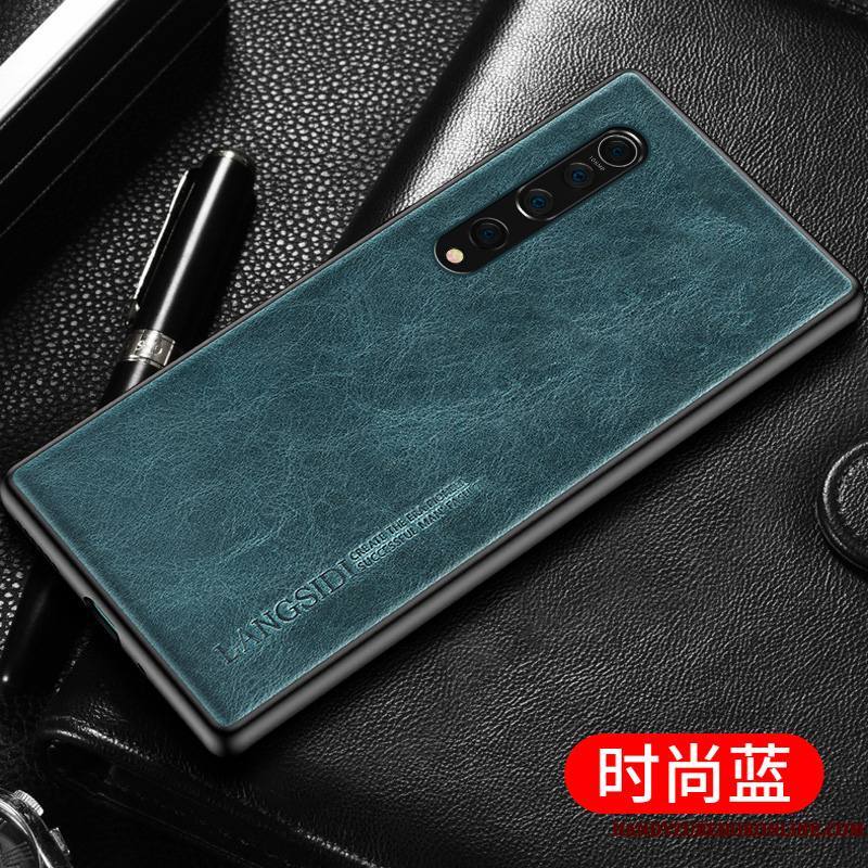 Xiaomi Mi 10 Coque De Téléphone Bovins Personnalisé Personnalité Petit Cuir Véritable Mode