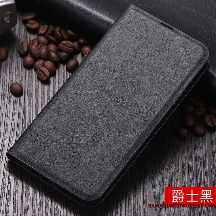 Xiaomi Mi 10 Coque Étui En Cuir Simple Carte Rouge Tout Compris Incassable Petit