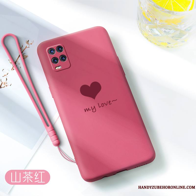 Xiaomi Mi 10 Lite Coque Antidérapant Jeunesse Créatif Tout Compris Amour Très Mince Personnalité